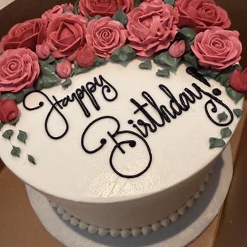 Sara's Sweets Bakery - White buttercream birthday cake with raspberry filling - Bakeries Near Me - Grand Rapids, Michigan Sara's Sweets Bakery - White buttercream birthday cake with raspberry filling - Bakeries Near Me - Grand Rapids, Michigan