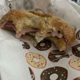 The best breakfast sandwich!!!! Ham, egg, and cheese croissant The best breakfast sandwich!!!! Ham, egg, and cheese croissant