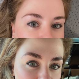 Lash lift and brow lamination by Brittany. 10/10 Lash lift and brow lamination by Brittany. 10/10