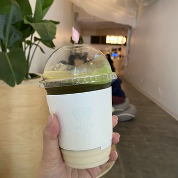 Mind Coffee - Iced dirty matcha latte - Coffee & Tea Near Me - Berkeley, California Mind Coffee - Iced dirty matcha latte - Coffee & Tea Near Me - Berkeley, California