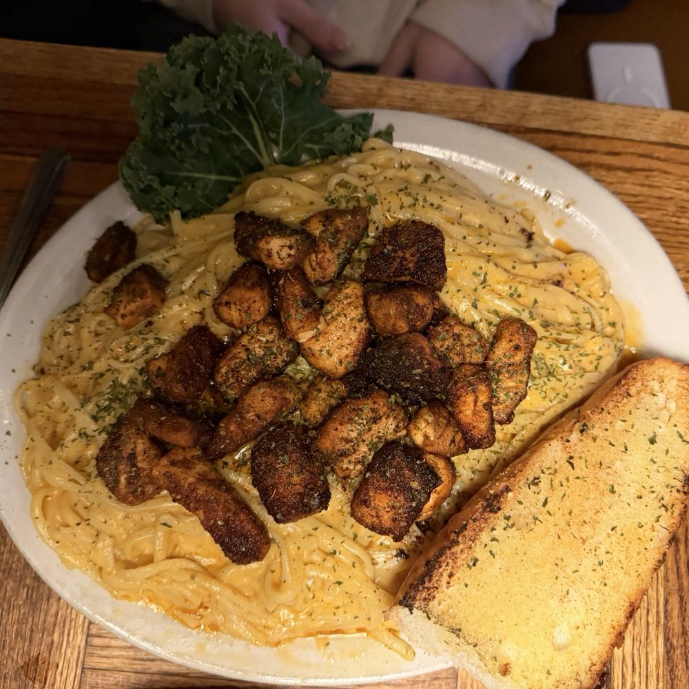 Hops & Barleys - Cubed salmon fettuccine Alfredo - Sports Bars Near Me - Luzerne, Pennsylvania Hops & Barleys - Cubed salmon fettuccine Alfredo - Sports Bars Near Me - Luzerne, Pennsylvania