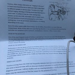 Gary Ford, MD - "Earwax buildup is the most frequent cause of tinnitus" on Dr. Ford's handout he said he never read