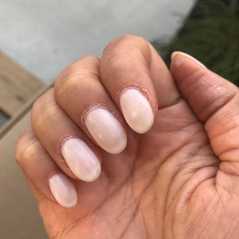 AQUA Spa - Day 3 of manicure because she didn't take care of the cuticles? Not good. Especially not for the price! - Day Spas Near Me - Duck, North Carolina