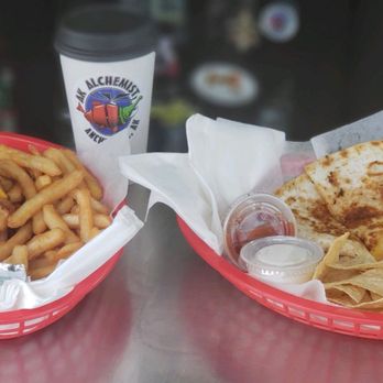 AK Alchemist - Salmon quesadilla!!! Best in town! - Coffee & Tea Near Me - Anchorage, Alaska