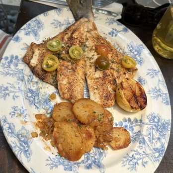 FINKA Table & Tap - Fish of the day with roasted seared potatoes - Asian Fusion Near Me - Miami, Florida FINKA Table & Tap - Fish of the day with roasted seared potatoes - Asian Fusion Near Me - Miami, Florida