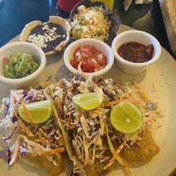 The Retro Burger Bar - Fish tacos