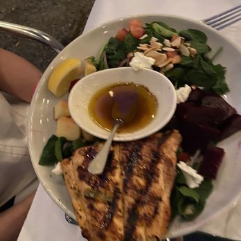 Vino - Roasted Beets* with Wild Salmon* - Mediterranean Near Me - Birmingham, Alabama Vino - Roasted Beets* with Wild Salmon* - Mediterranean Near Me - Birmingham, Alabama