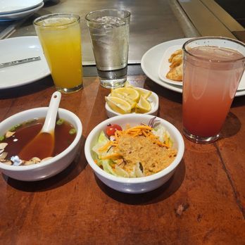 Benihana - Short Hills - Onion soup & salad - Sushi Bars Near Me - Short Hills, New Jersey