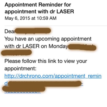dr LASER - Bad Service Ever !! it's my last email that I got from them :( - Laser Hair Removal Near Me - Manhattan Beach, California dr LASER - Bad Service Ever !! it's my last email that I got from them :( - Laser Hair Removal Near Me - Manhattan Beach, California