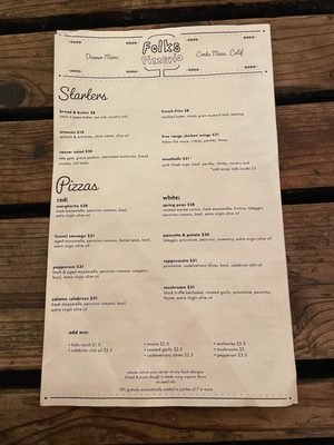Menu photo 8 Folks Pizzeria Costa Mesa, CA Menu photo 8 Folks Pizzeria Costa Mesa, CA