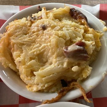 Bob's Backyard Bar-B-Q - Cheesy potatoes. Really good - Barbeque Near Me - Pickerington, Ohio Bob's Backyard Bar-B-Q - Cheesy potatoes. Really good - Barbeque Near Me - Pickerington, Ohio
