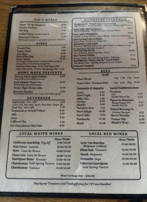 Menu photo 1 Cold Spring Tavern Santa Barbara, CA Menu photo 1 Cold Spring Tavern Santa Barbara, CA