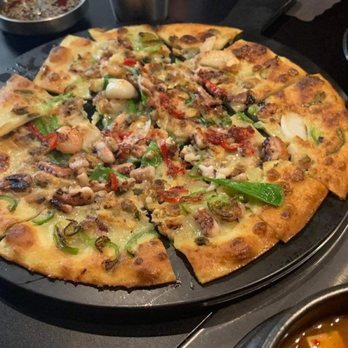 Naksan BBQ - Seafood pancake - Korean Near Me - Boston, Massachusetts