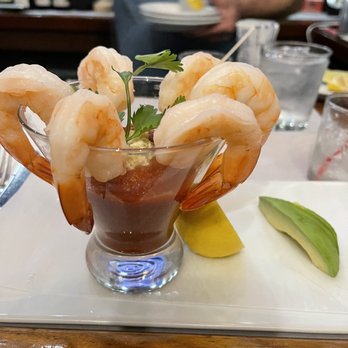 The Blend At Three Mile Harbor - Sumptuous Shrimp Cocktail w tangy cocktail sauce. - Italian Near Me - East Hampton, New York