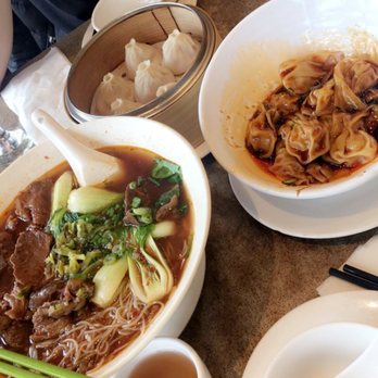 369 Shanghai Dim Sum - Beef brisket noodle soup, xiao long bao, chilli wontons - Dim Sum Near Me - Markham, Ontario
