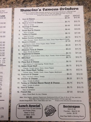 Menu photo 2 Mancino's Pizza And Grinders Boise, ID