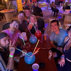 Shadow Lake - A group enjoying their fishbowls!