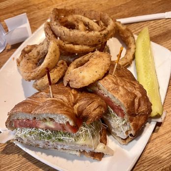 Pepper's Restaurant & Bar - Turkey sandwich with onion rings....delish! - American Near Me - Boone, North Carolina Pepper's Restaurant & Bar - Turkey sandwich with onion rings....delish! - American Near Me - Boone, North Carolina
