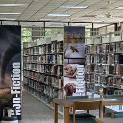 Cherokee County Public Library - Books have been replenished to a large degree.