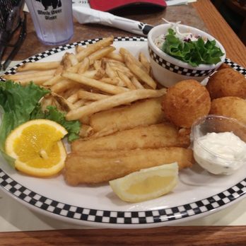 Black Bear Diner El Cajon - Fish stix, fries, coleslaw, and hush puppies. - Diners Near Me - El Cajon, California