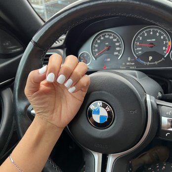 iNails and Spa - White gel manicure - Nail Salons Near Me - Chula Vista, California