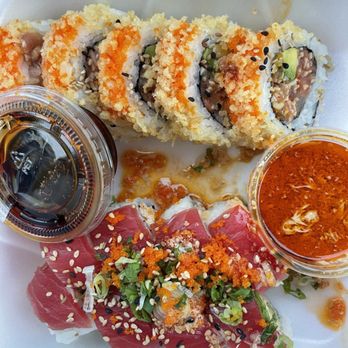 Sushi Ryokan - Seal Beach Chic (cut roll) First Kiss Roll - Sushi Bars Near Me - Seal Beach, California Sushi Ryokan - Seal Beach Chic (cut roll) First Kiss Roll - Sushi Bars Near Me - Seal Beach, California