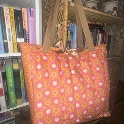 The Sewing House - Tote bag made from fabric & flexi foam purchased at The Sewing House