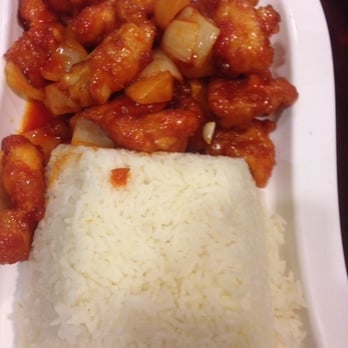 Local Cafe - Sweet & sour chicken on rice. - Chinese Near Me - Cupertino, California