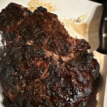 Vintage Steakhouse - I believe burnt to hell on the outside would be saying it Nicely! - Steakhouses Near Me - Morrison, Oklahoma