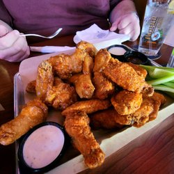 Thai chilli & Chesapeake old bay with Texas pete buffalo wings