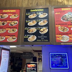 Bill's Charcoal Grill - Sandwich Menu