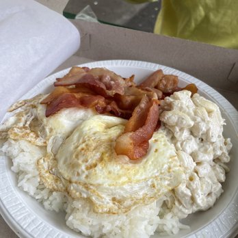 Rainbow Drive-In - Breakfast Meat with 2 Eggs - Hawaiian Near Me - Honolulu, Hawaii Rainbow Drive-In - Breakfast Meat with 2 Eggs - Hawaiian Near Me - Honolulu, Hawaii