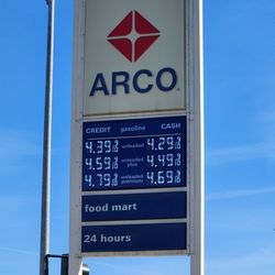 Arco - Gas prices as of 12-15-23