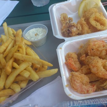 Aqua Mare Poissonnerie - Shrimp n calamari with fries... SO FRESH! - Seafood Markets Near Me - Montreal, Quebec Aqua Mare Poissonnerie - Shrimp n calamari with fries... SO FRESH! - Seafood Markets Near Me - Montreal, Quebec
