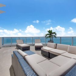 VIP Miami Vacation Rentals - This is one of our most popular units. It is our penthouse beach front located in Sunny Isles