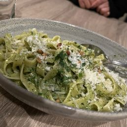 Fettuccine Al Pesto Fettuccine Al Pesto