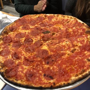 Johnny's Pizzeria - Half plain, half pepperoni - Pizza Near Me - Mount Vernon, New York