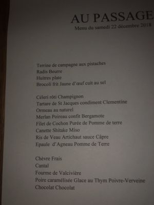 Menu photo 3 Au Passage Paris, 75