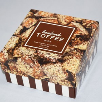 Toffee Boutique - Toffee Boutique's delicious Dark Chocolate Toffee. - Desserts Near Me - Gold River, California