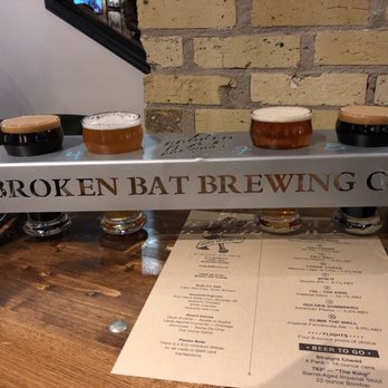 Broken Bat Brewing Co - Flight ready set go - Breweries Near Me - Milwaukee, Wisconsin Broken Bat Brewing Co - Flight ready set go - Breweries Near Me - Milwaukee, Wisconsin