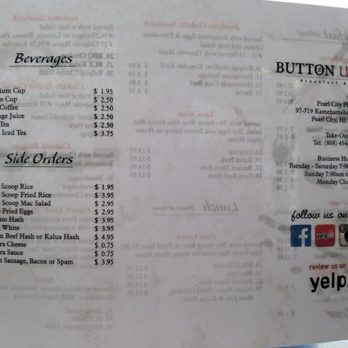 Button Up Cafe - Breakfast & Brunch Near Me - Pearl City, Hawaii