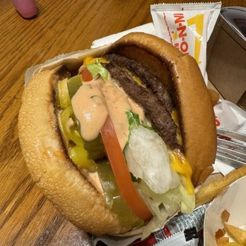 In-N-Out Burger - Double Single Animal Style - Burgers Near Me - La Mirada, California