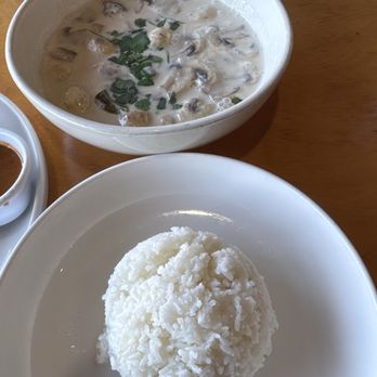 Madam Mam's- North Anderson LN - P11. Tom Kha with shrimp and rice. - Thai Near Me - Austin, Texas Madam Mam's- North Anderson LN - P11. Tom Kha with shrimp and rice. - Thai Near Me - Austin, Texas