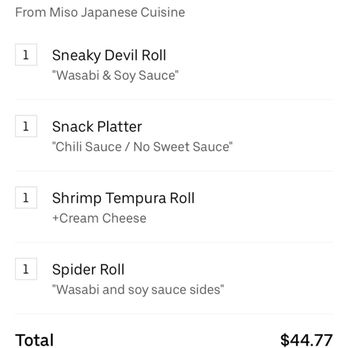 Miso Japanese Restaurant - UBer Eats - Miso Japanese Restaurant - Japanese Near Me - Sacramento, California