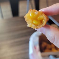 Incha Boba - Inside a sweet corn nugget