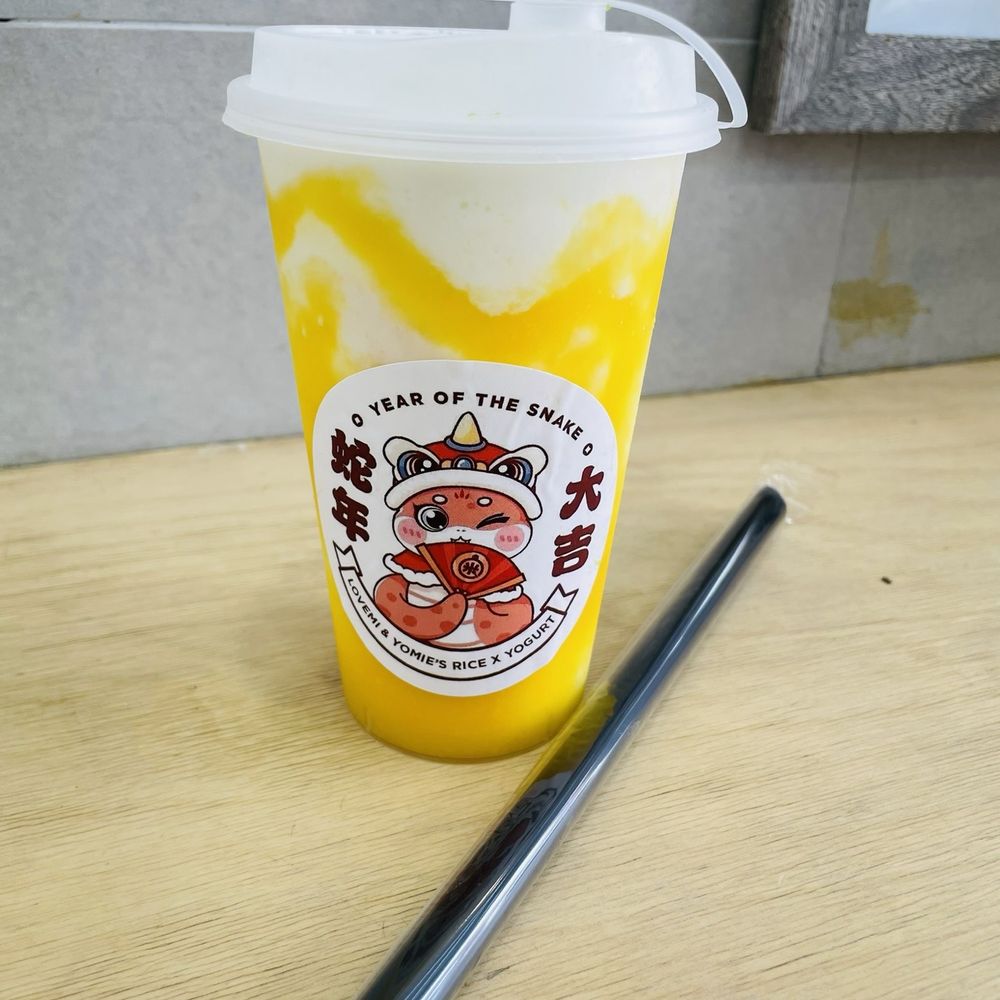 Yomie's Rice x Yogurt - F07. Mango Yogurt / 芒里偷闲酸奶 - Juice Bars & Smoothies Near Me - Flushing, New York
