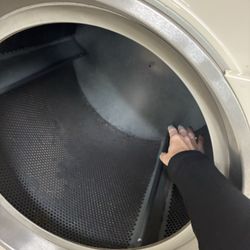 Pinch Penny Wash O Mat - Showing there is no glass!  This pic is with the door closed!
