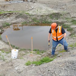 Crones & Associates - Construction staking for a new gas station in Fife