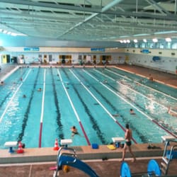 Centre Nautique Etienne Gagnaire - Bassin olympique vu de l'espace détente...