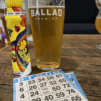 Ballad Brewing - Bingo night - Breweries Near Me - Danville, Virginia
